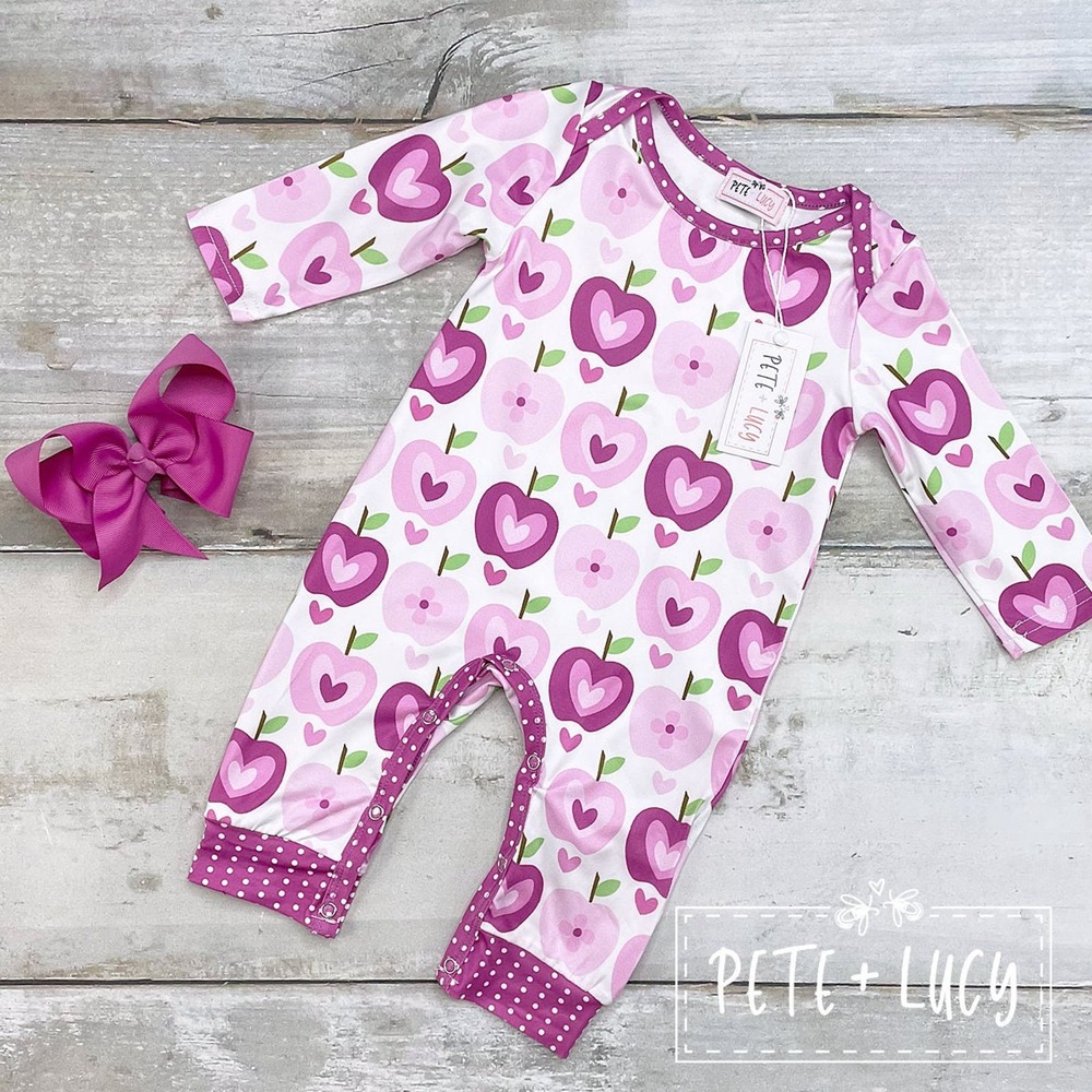 Pete + Lucy 18-24 Months: "Apple A Day" Romper